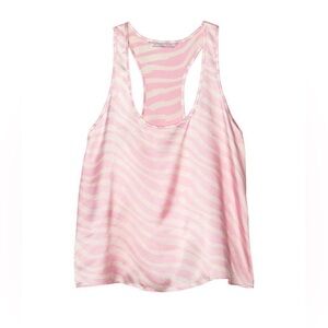 NWT Victoria's‎ Secret Satin Racerback Pajama Top Color Pink M